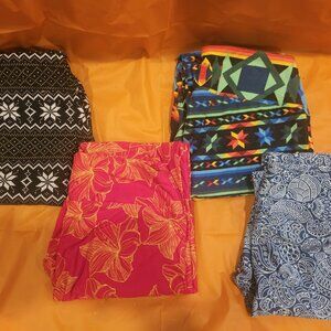 4 pairs of LuLaRoe Leggings- One Size